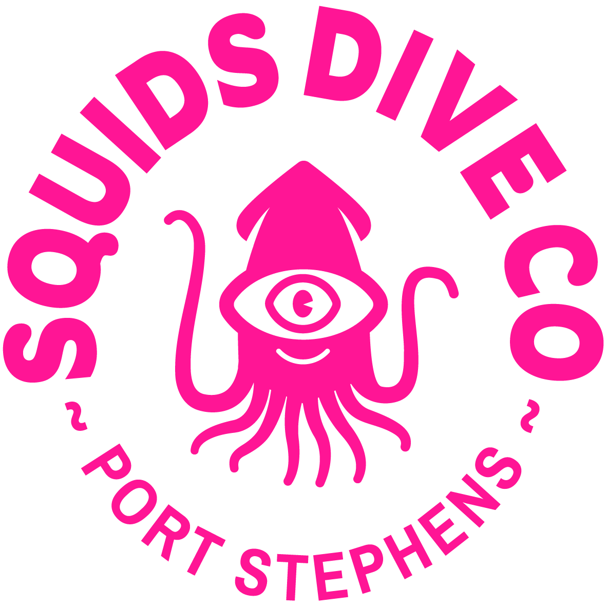 Squids Dive Co logo